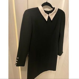 Ann Taylor Black Button Down Dress - Wednesday Addams Costume - Size S/M